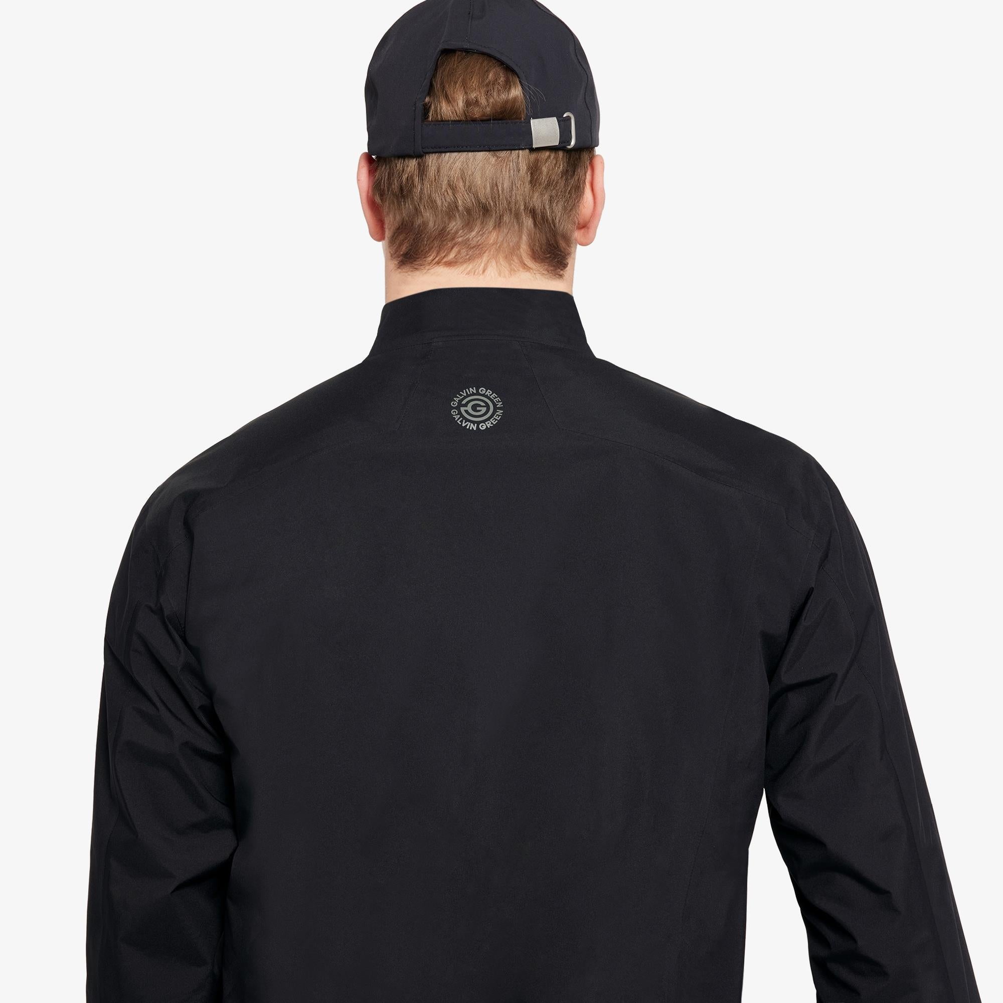 Galvin Green Aston Dryvr Gore-Tex Mens Waterproof Golf Jacket Black